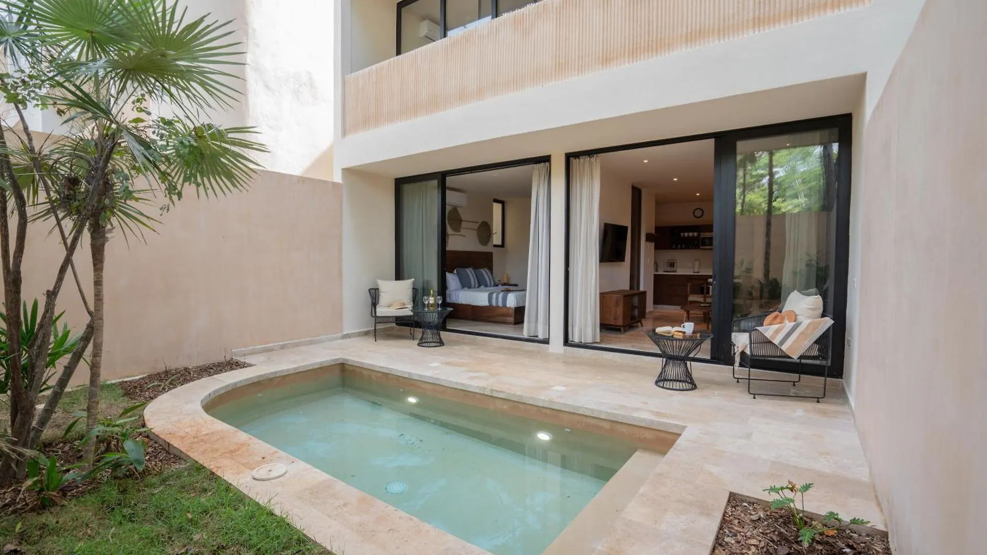 アパート Escape To Nature, Pool, Jacuzzi, Gym & Yoga Space トゥルム